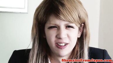 Ladyboy facialized after assfucked - 5 image