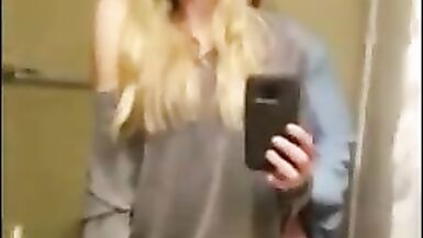 Selfie video Blondie T-girl - 5 image