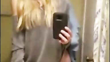 Selfie video Blondie T-girl - 7 image