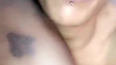 Ebony ts Pinky vs Big black dick - 1 image