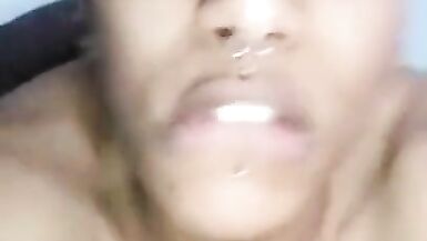 Ebony ts Pinky vs Big black dick - 7 image