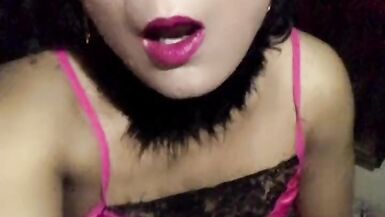 Enjoying my crossdressing with a lot of sperm