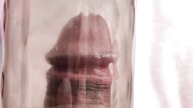 Pumped my tiny Clitty to a huge big fat cock and got Blowjob - 2 image