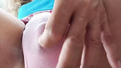 Sissy panty wet spot - 2 image