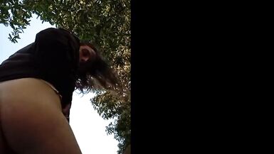 Cruising whilst being filled with fake cum flowing from my asshole - 6 image