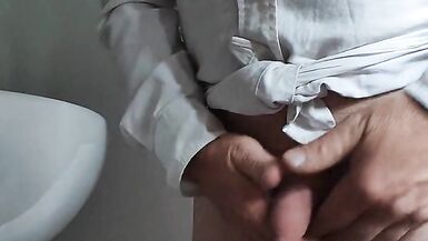 Shaving my small cock and balls so smooth!! - 2 image