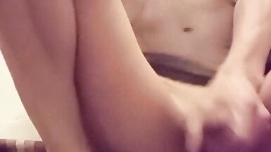 Sissy Aisha butt caress and handjob - 14 image