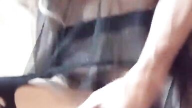 Sissy Aisha jumps on a dildo and jerks off cock with cum - 15 image