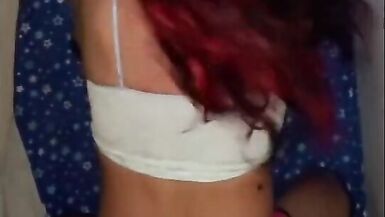 Re post of a deleted clip in my red shorts and black G-string stroking myself to a lovely orgasm - 2 image