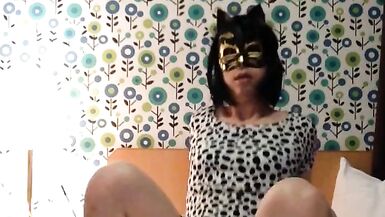 Japanese Crossdresser Ayumi Masturbation Anal Dildo Cumshot 005 - 4 image