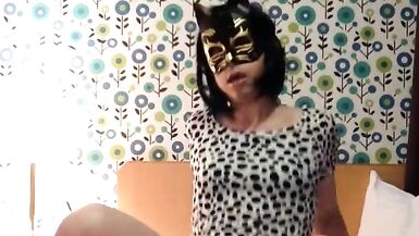 Japanese Crossdresser Ayumi Masturbation Anal Dildo Cumshot 005 - 5 image