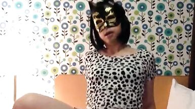 Japanese Crossdresser Ayumi Masturbation Anal Dildo Cumshot 005 - 6 image