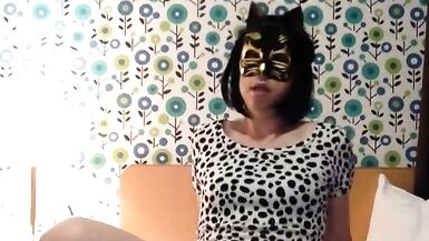 Japanese Crossdresser Ayumi Masturbation Anal Dildo Cumshot 005 - 7 image