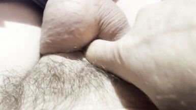 Inverted penis coming inside myself - 6 image