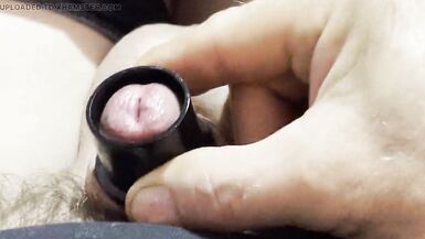 Playing with my one in cock - 11 image