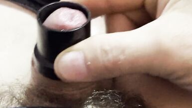 Playing with my one in cock - 13 image