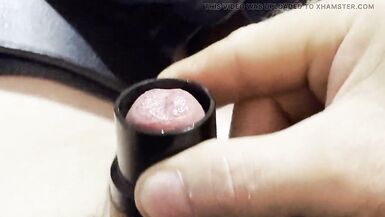 Playing with my one in cock - 8 image