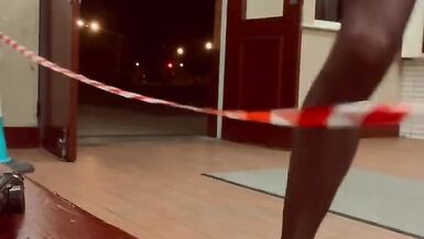 Very risk cd walk . Inside trainStation - 3 image