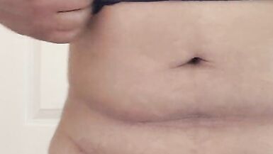 Shooting milky load in black panties - 5 image