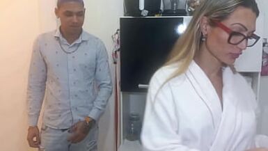 My neighbor came to ask for a cup of sugar, and he ended up giving me milk in my mouth