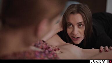 Futa Girls explode with cum after hardcore fuck - 13 image