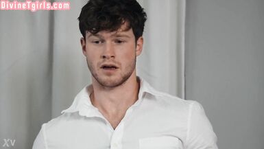 College tranny fucked by classmate in missionary in ass - 2 image