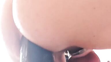 Sissy riding fat cock as a request for a friend - 10 image