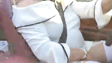 Amateur crossdresser Kellycd2022 sexy milf enjoying an afternoon drive in stockings and heels masturbating and cumshot - 6 image