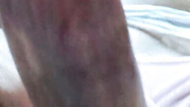 Crossdressing guy Masturbating with white smoking and transparent pink pantie - 7 image