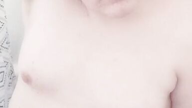 Hot Trans Bitch Playing With Herself in the Shower Vertical Video - 9 image