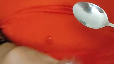 Sissy cuckold AlexSandra eats cum. Second portion. - 9 image