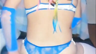 Giving Myself a Good Fucking With My Dildo and a Wonderful Dribbling Cumshot - 4 image