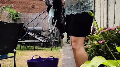 Hanging out my lingerie. - 1 image