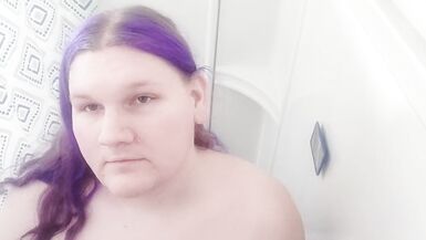 Trans Woman Can't get Hard, Plays with Herself in the Shower - 2 image