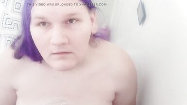 Trans Woman Can't get Hard, Plays with Herself in the Shower - 9 image