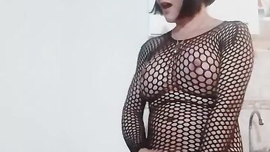 Striptease Shemale Dancing Big Cock - 6 image