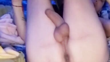 Transgender Woman Anal Playing On Webcam