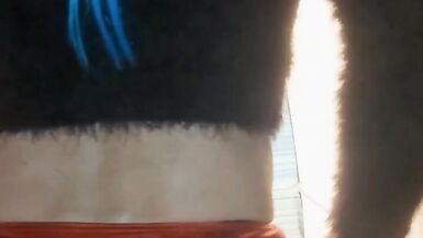 Some teasing in my little red mini and black and white socks - 3 image