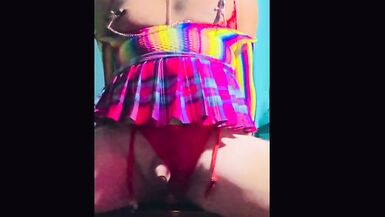 Having fun after I Downloaded Grindr and decided to make myself sissygasm from my dildo - 11 image