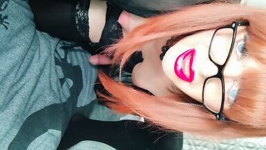 Trans redhead at play - 1 image