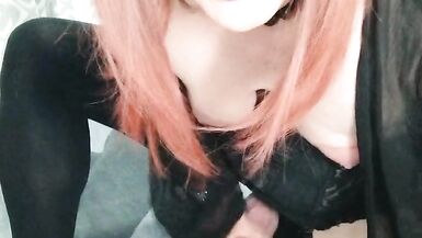 Trans redhead at play - 14 image