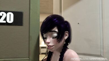 Buck Love - A Futanari Dasher Hooks Up With One Of Her Delivers! - 4 image