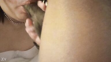 Sucking another huge black cock - 11 image