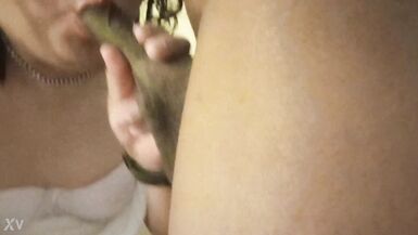 Sucking another huge black cock - 13 image