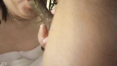 Sucking another huge black cock - 8 image