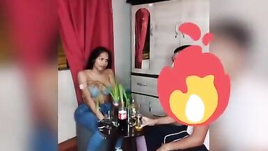 My cousin comes from the jungle and goes to visit and tells me to have a few drinks and finish, sucking his penis Rico 938279071 - 6 image