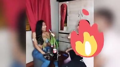 My cousin comes from the jungle and goes to visit and tells me to have a few drinks and finish, sucking his penis Rico 938279071 - 8 image