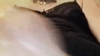 Trans beauty enjoys cum shots all around - 12 image