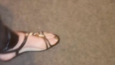 I made a quick feet teaser with my irradescent glitter nail polish I feel so sexy with painted toes - 13 image