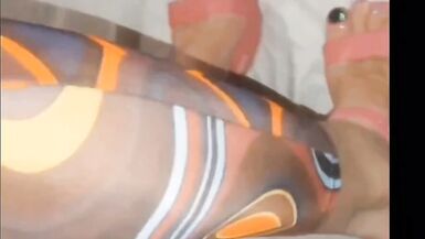 I made a quick feet teaser with my irradescent glitter nail polish I feel so sexy with painted toes - 8 image